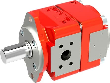 QXEM22-005N Pompa/Motore a Ingranaggi Interni Singola 5,1 cm³/giro 250 bar